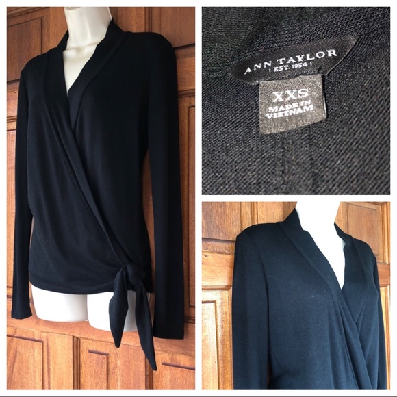 Ann Taylor wrap lite sweater XXS - Picture 2 of 5